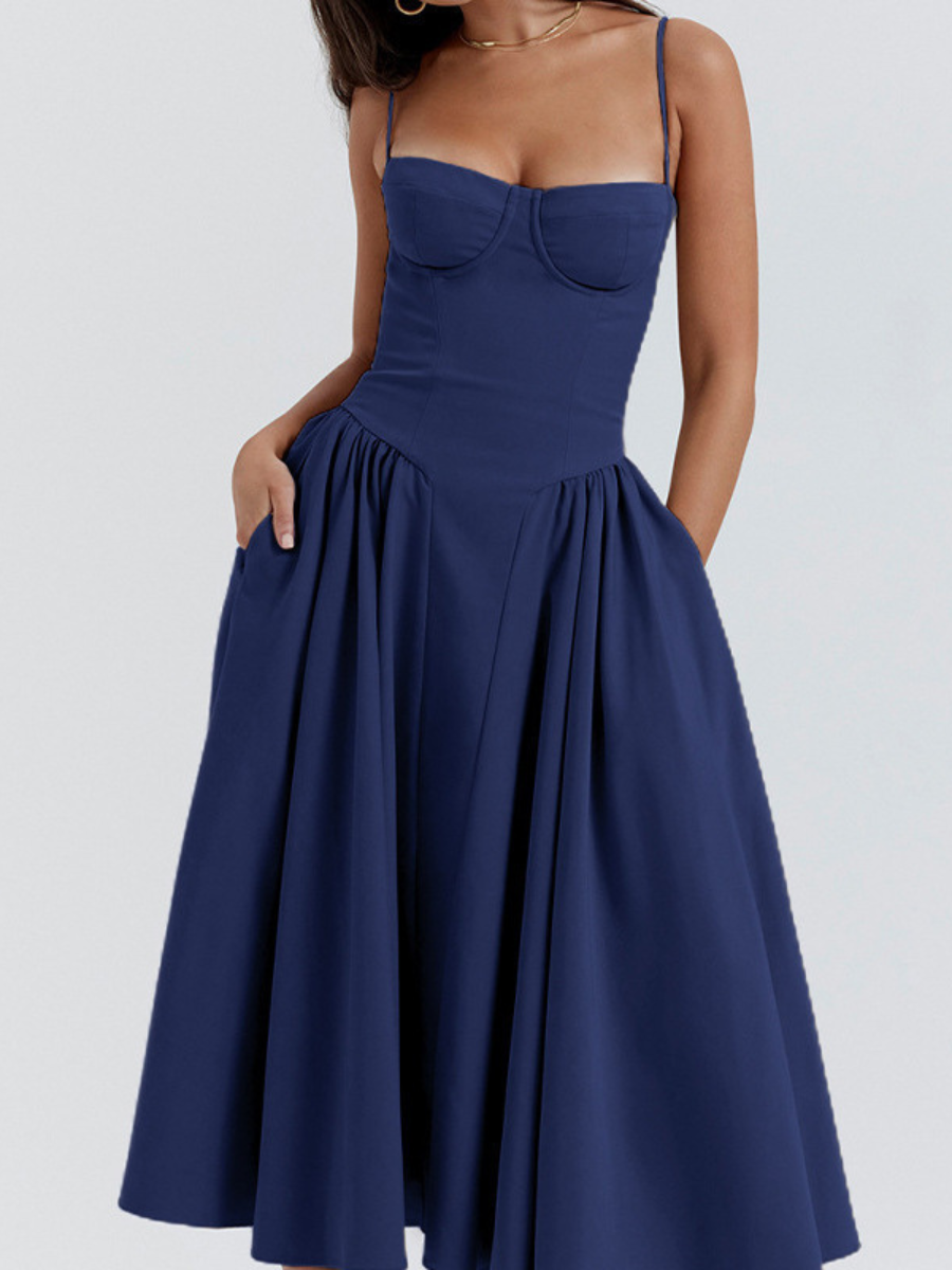 Vestido Elegante Feminino Alcinha | ELAVSO.BR