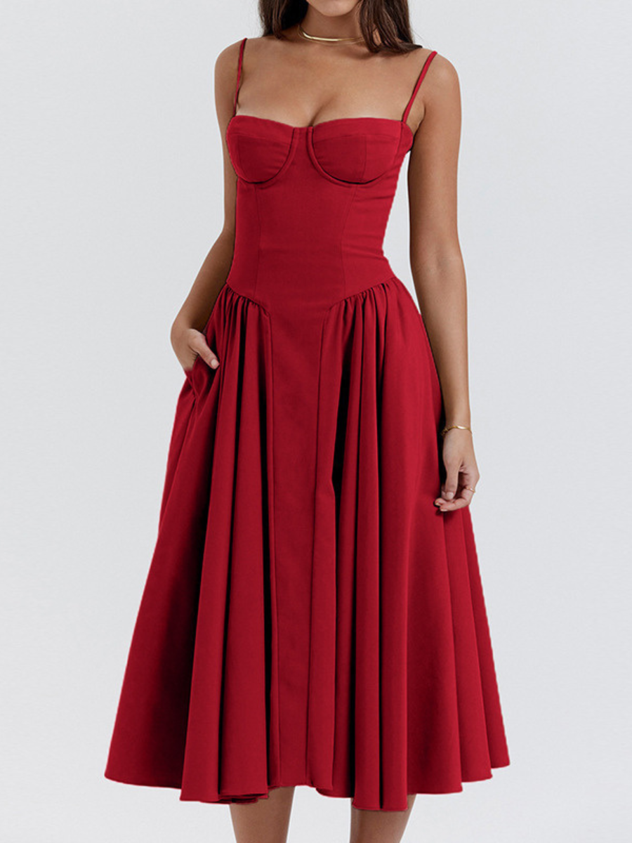Vestido Elegante Feminino Alcinha | ELAVSO.BR