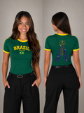 blusa strass
