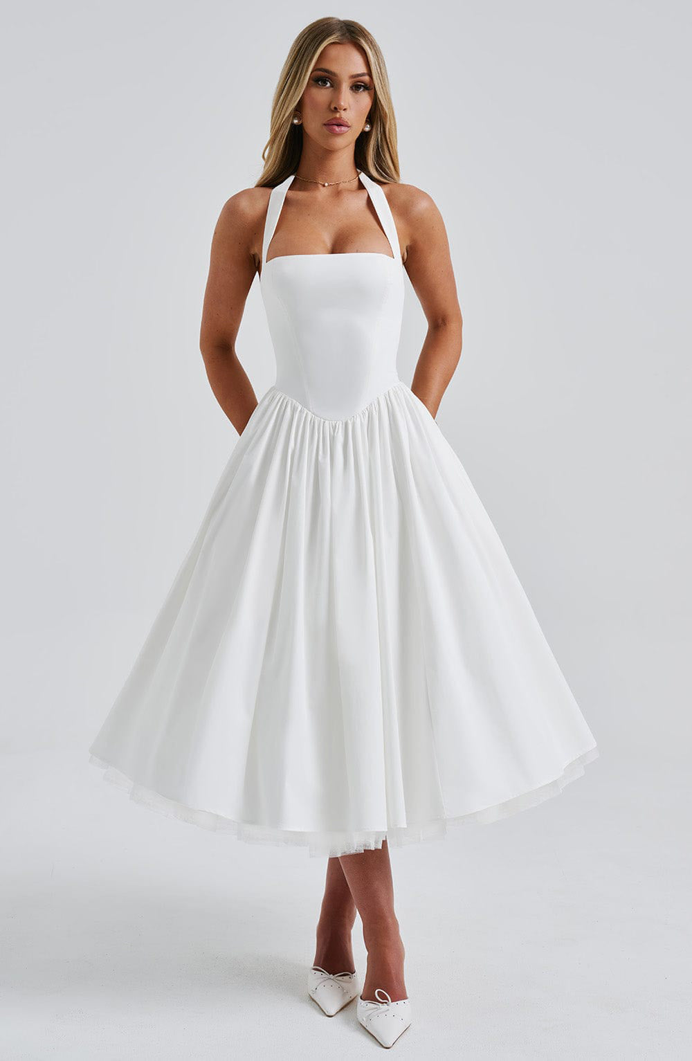 Vestido novo europeu e americano transfronteiriço 2025, saia bufante, vestido de noite da Amazon, estação independente feminina, vestido de gravata bestseller