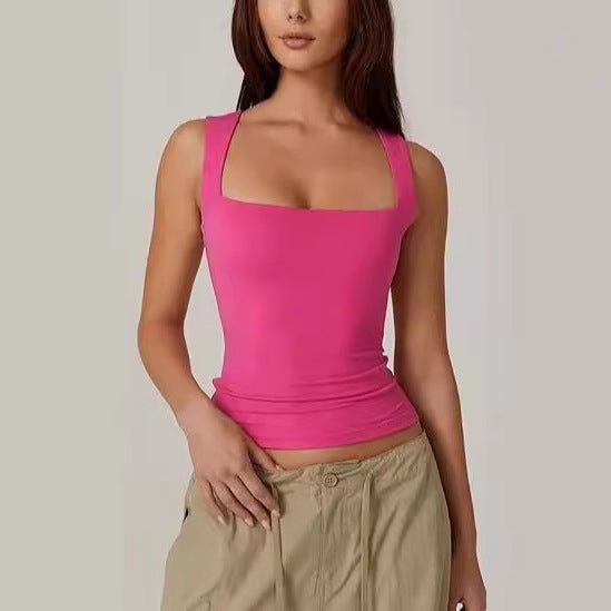 Camisola Básica Justa de Duas Camadas 2026