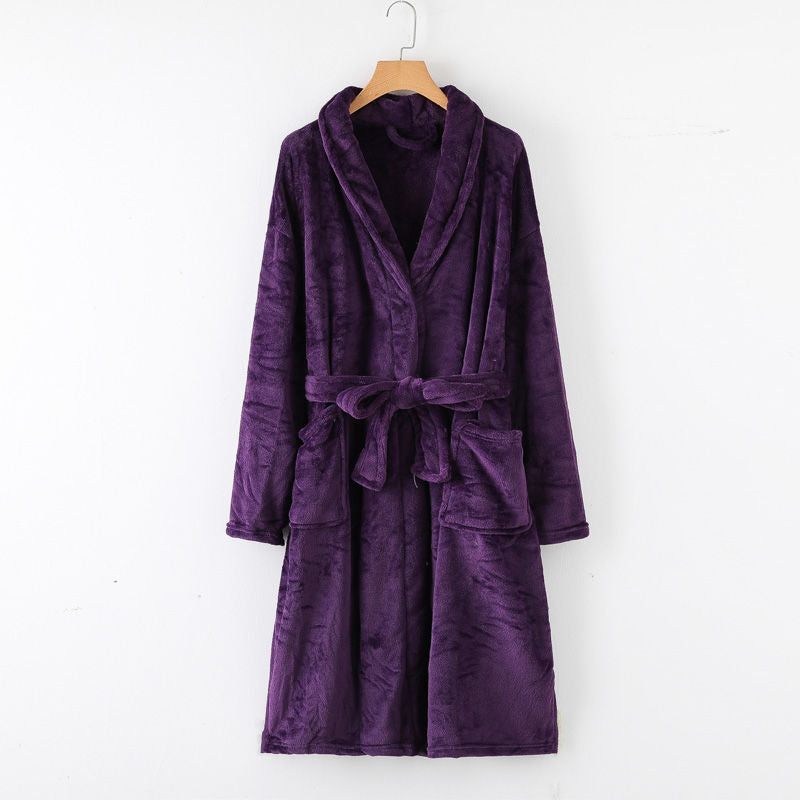 Robe, robe de flanela de inverno, robe feminino primavera e outono, robe masculino, robe masculino para todas as estações