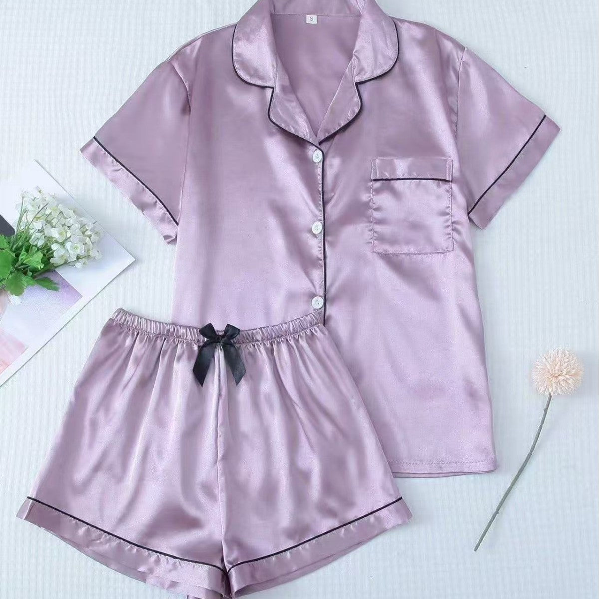 Pijama seda Feminino