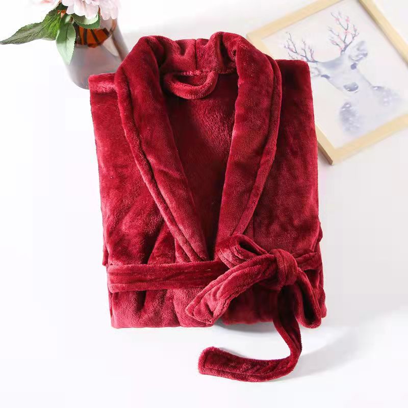 Robe, robe de flanela de inverno, robe feminino primavera e outono, robe masculino, robe masculino para todas as estações