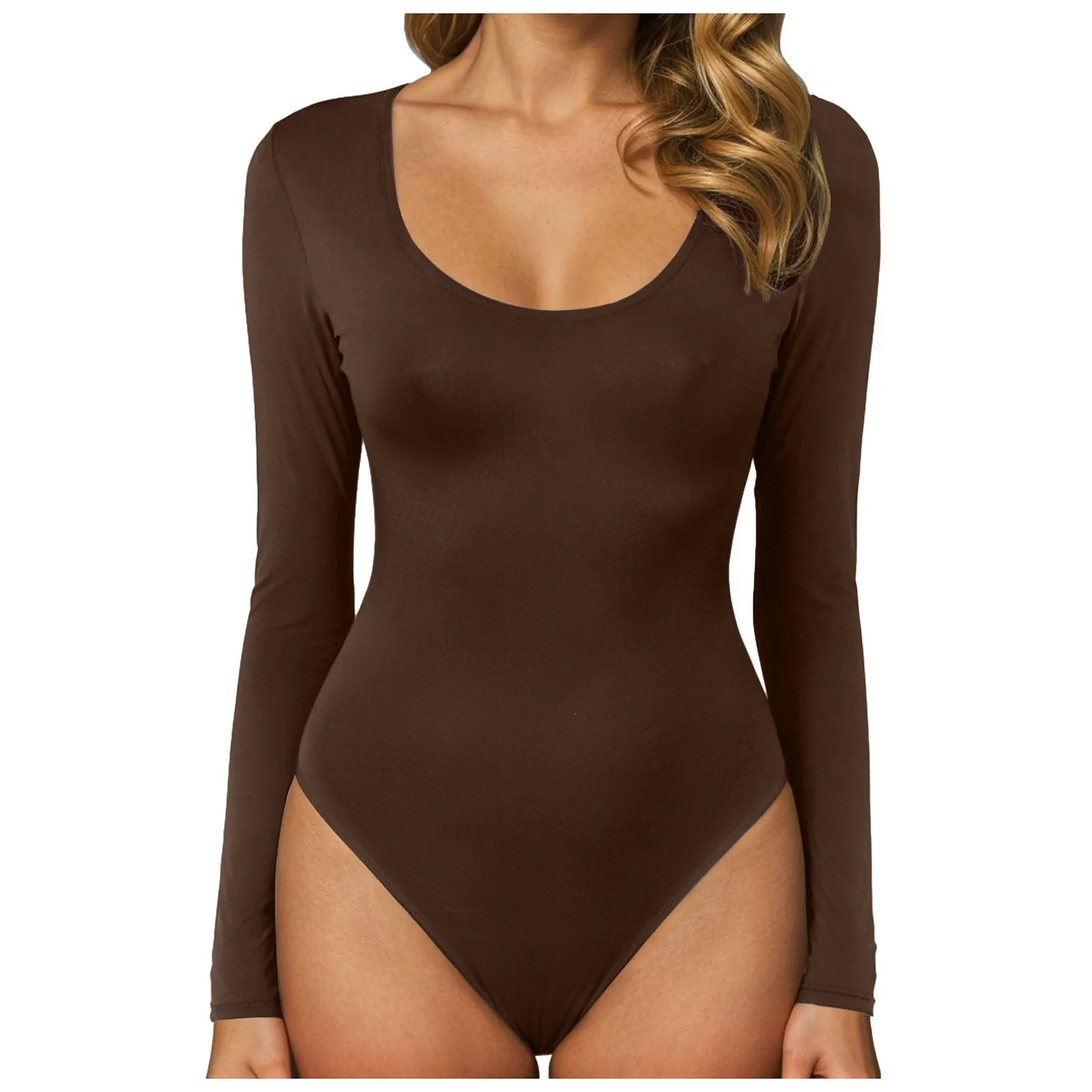 Female Underwear Woman One-Piece Bodysuit Long Sleeve Seamless Bodycon Waist Trainer Body Shaper Sheath Flat Belly Shapewear